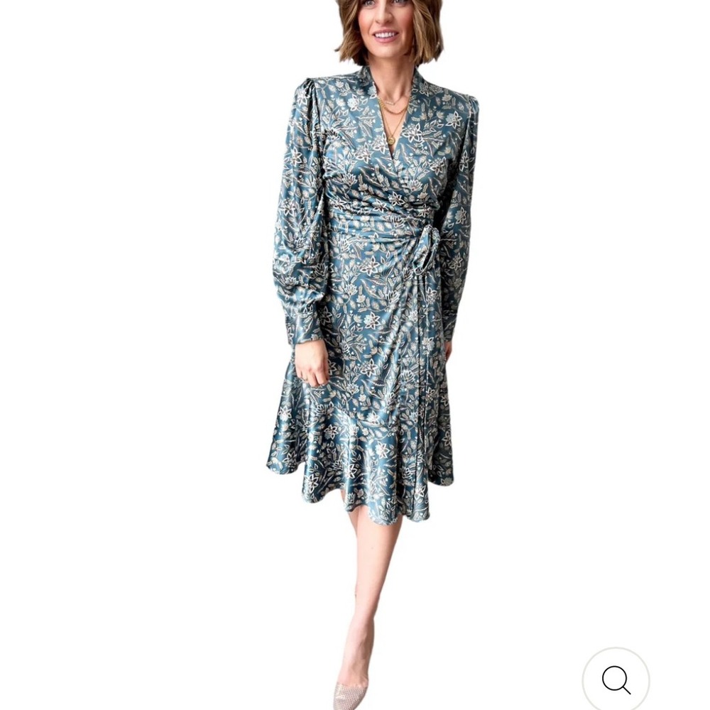 JOFLOWER POPPY WRAP DRESS retail $198 NWT SIZE XS